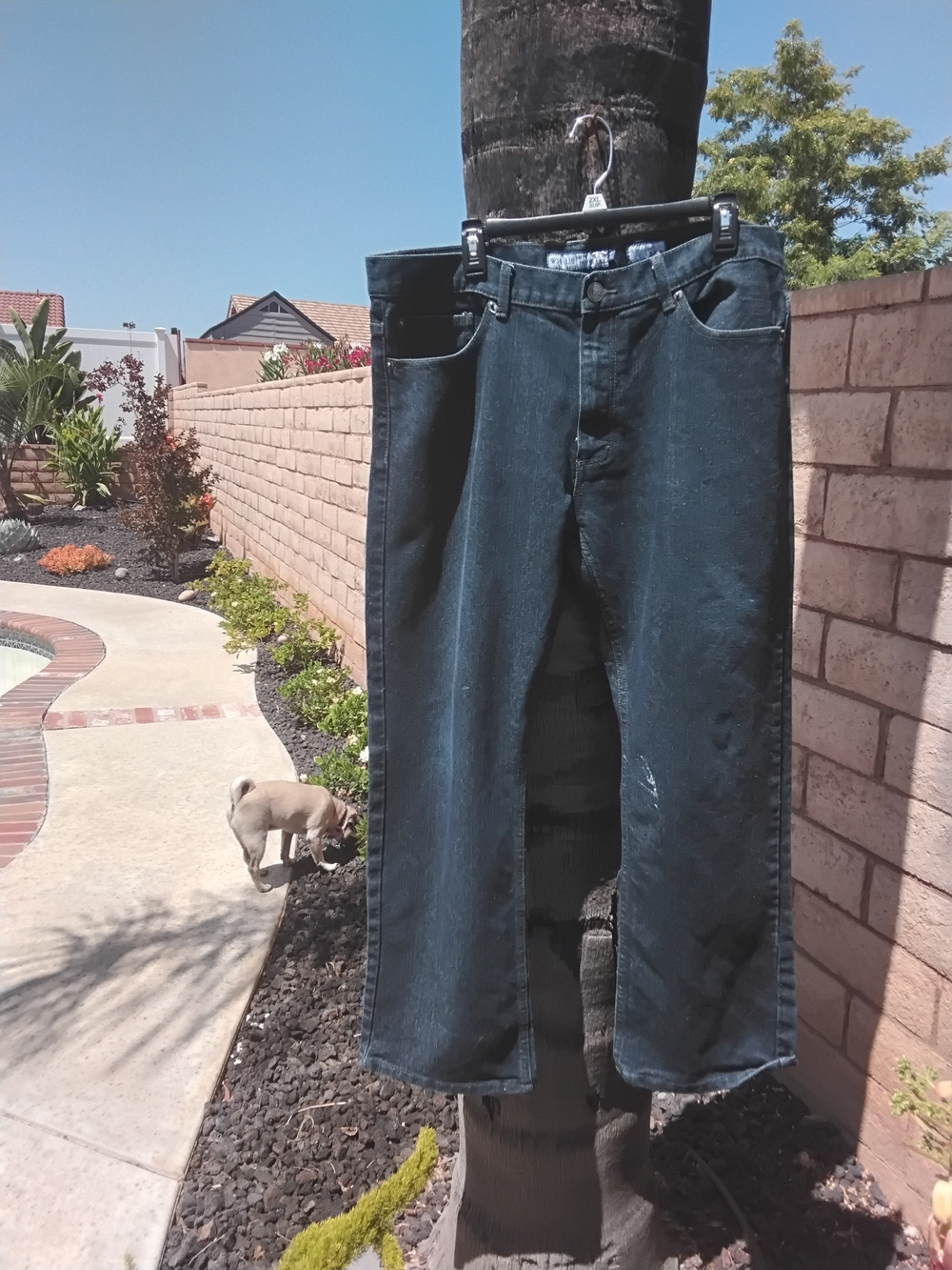 Relaxed Fit Men’s Jeans in Dark Blue